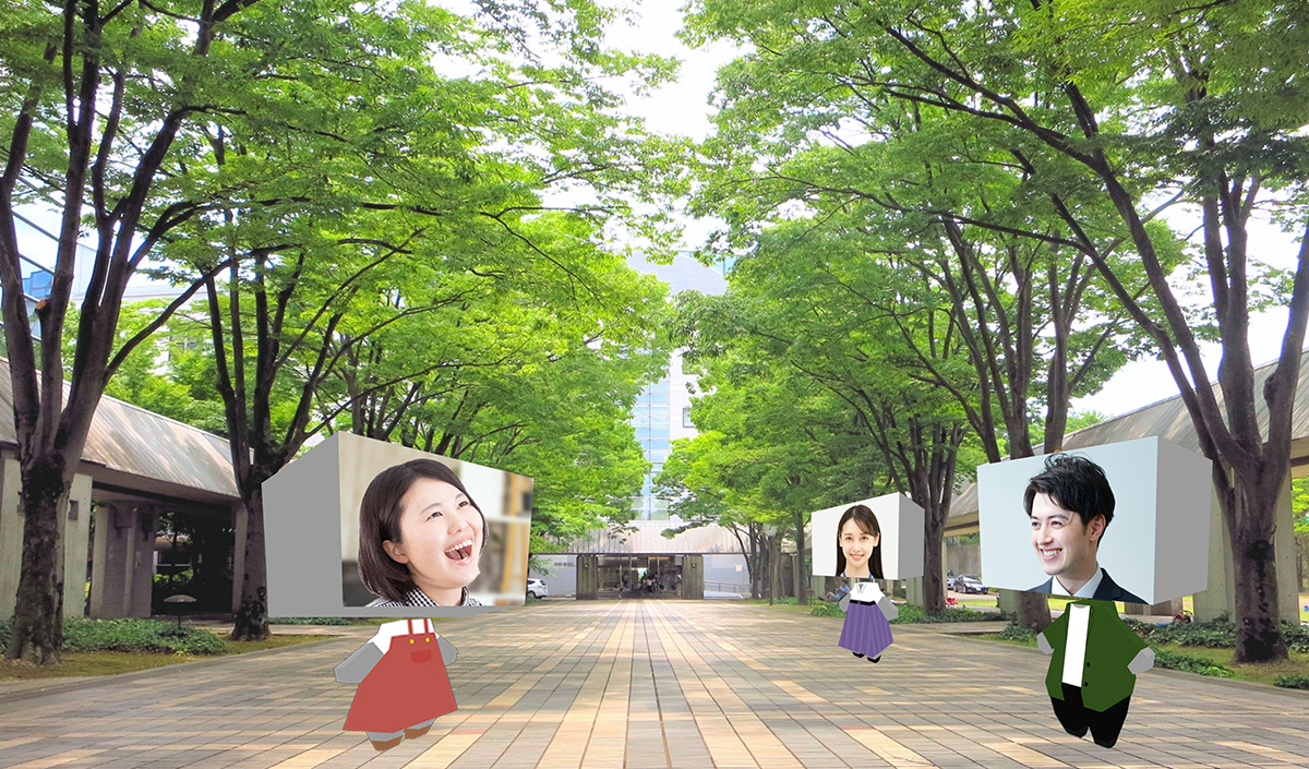 VR:キャンパスの画像